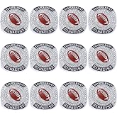 CHXIXUE Size 8 to 14 Football Championship Rings Football Finalist Ring Sport Ball Award Gift for Tournament or League Champion Winner