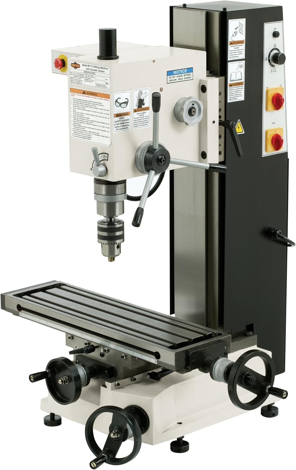 5. Shop FOX M1110 Variable Speed Mill and Drill