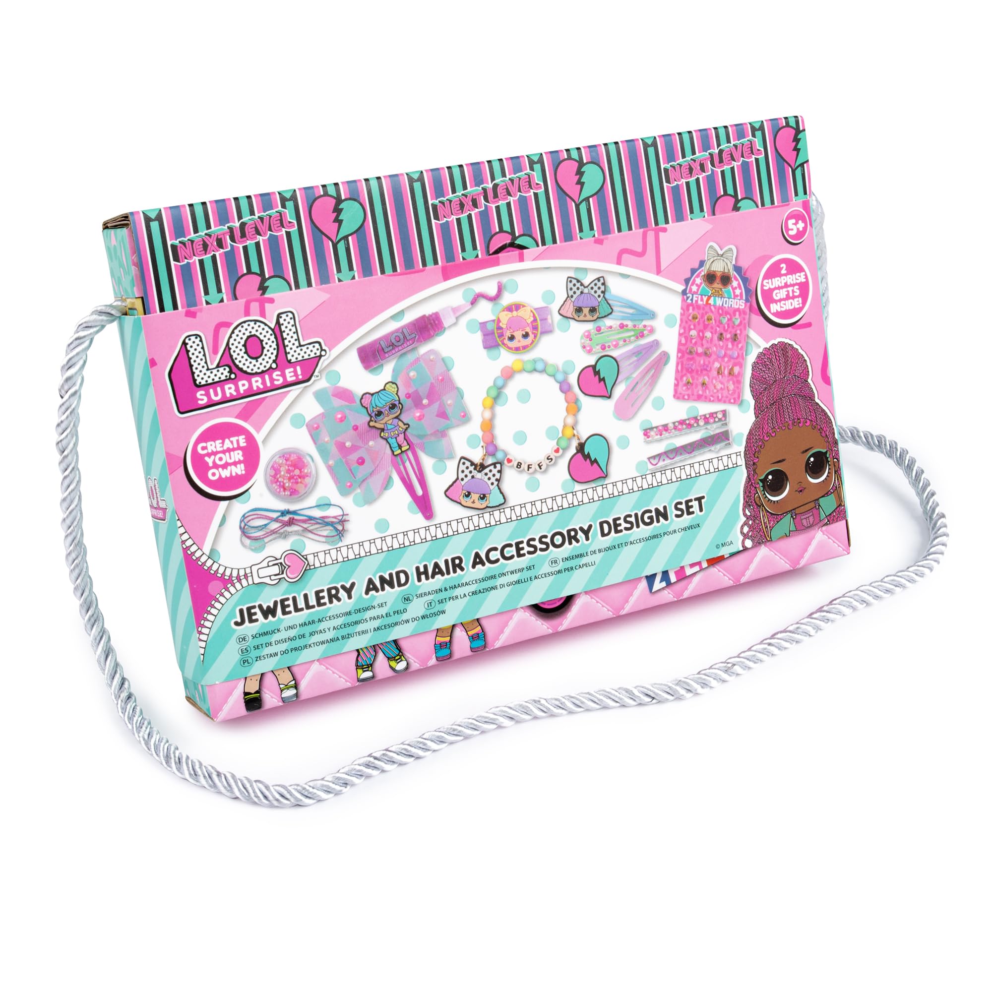 L.O.L. Surprise! Jewellery And Hair Accessory Set - Make Your Own Jewellery And Hair Accessories - Bracelet Making - Lol Surprise Dolls - Lol Gifts For Girls