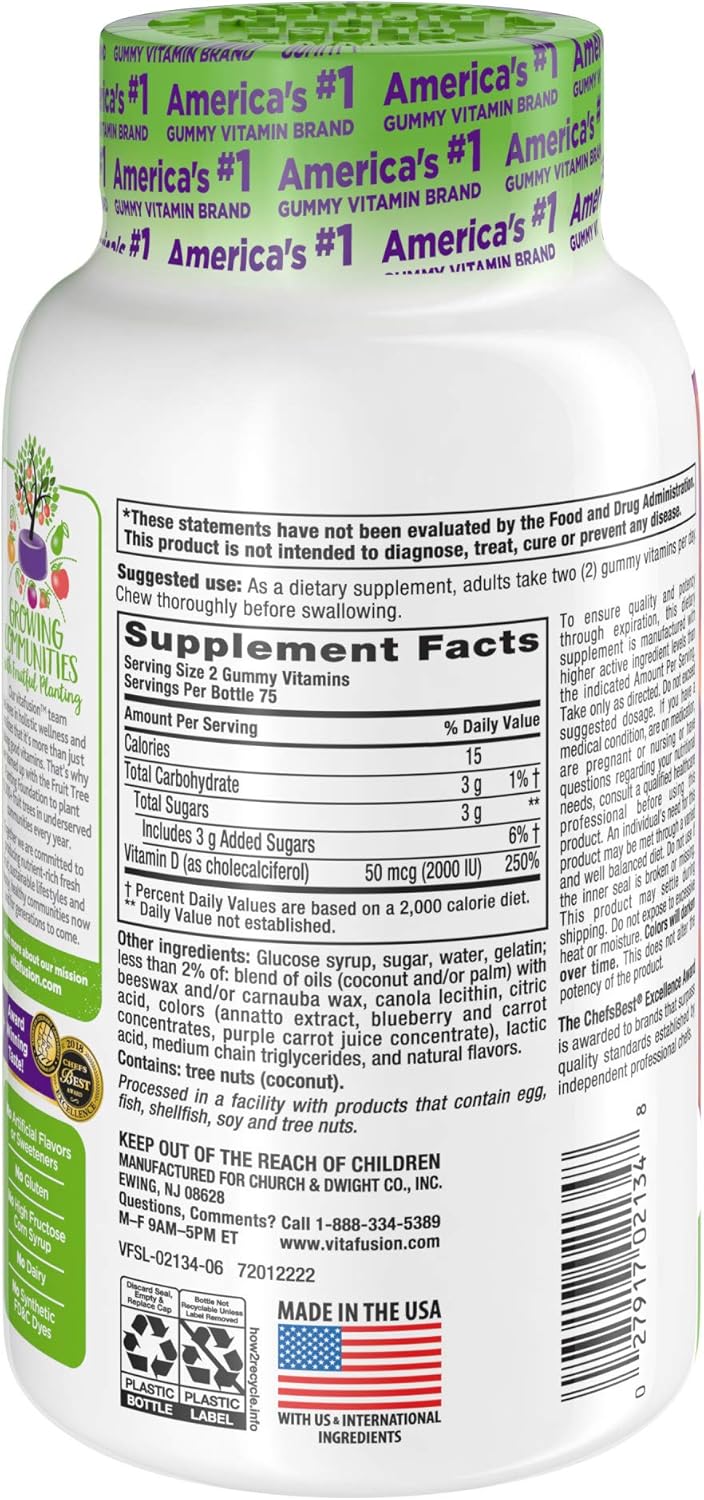D3 Gummy, 150 ct: Health & Personal Care