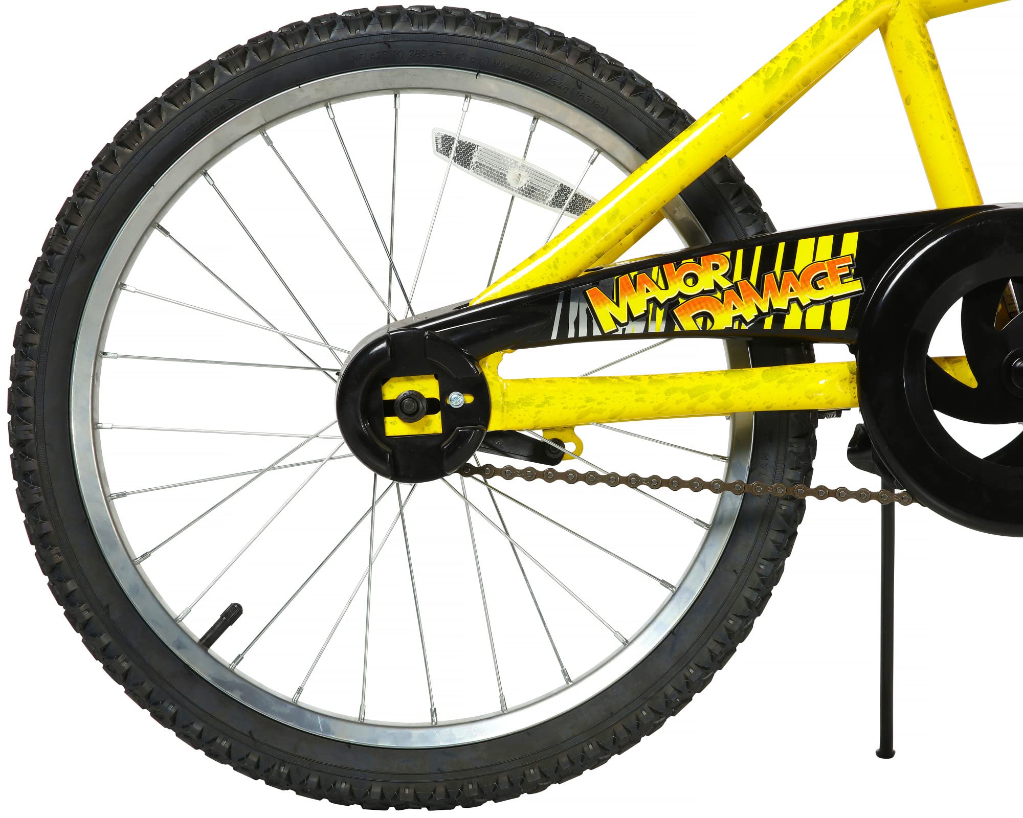 Dynacraft Magna Major Damage Children's Bike – Bold and Durable Design, Perfect for Kids Learning to Ride, Sturdy and Easy to Assemble, Ideal for Young Riders