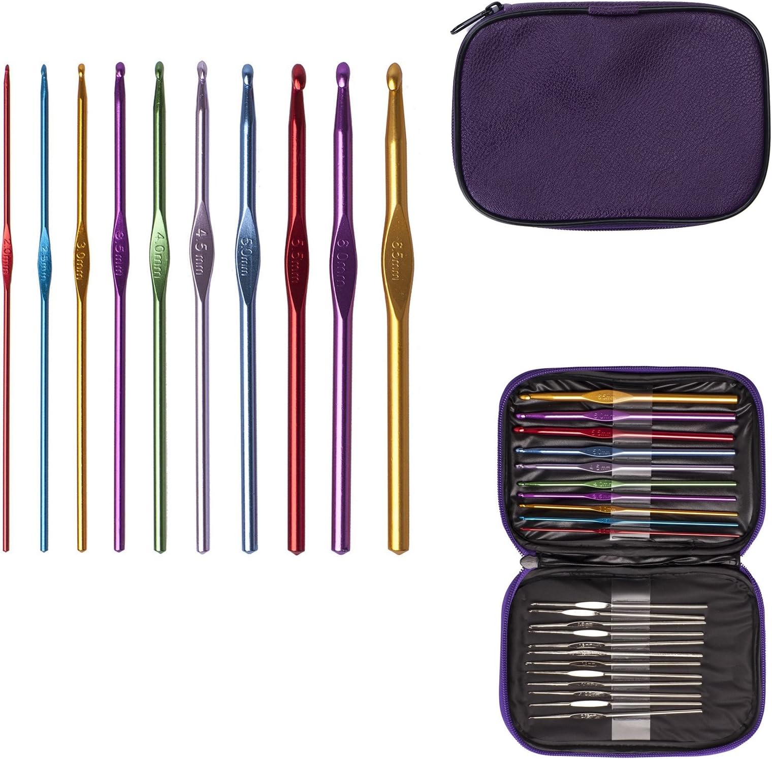 Crochet Hooks Needles Knitting Knitting Set 22 Pcs