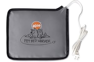 K&H Pet Products Pet Bed Warmer, Turn Any Pet Bed Into a Heated Cat or Dog Bed, Waterproof Indoor Heated Warming Pad Insert, Automatic Temperature, Safety Listed - Small 10.25 X 9.25in Gray