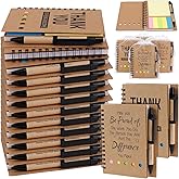 Thank You Gifts, 12Sets Employee Appreciation Gifts With Sticky Note Notepad, Inspirational Pens And Gift Bags, Thank You Gif