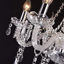Baotree LIUMANG Modern Elegant 12 Lights K9 Crystal