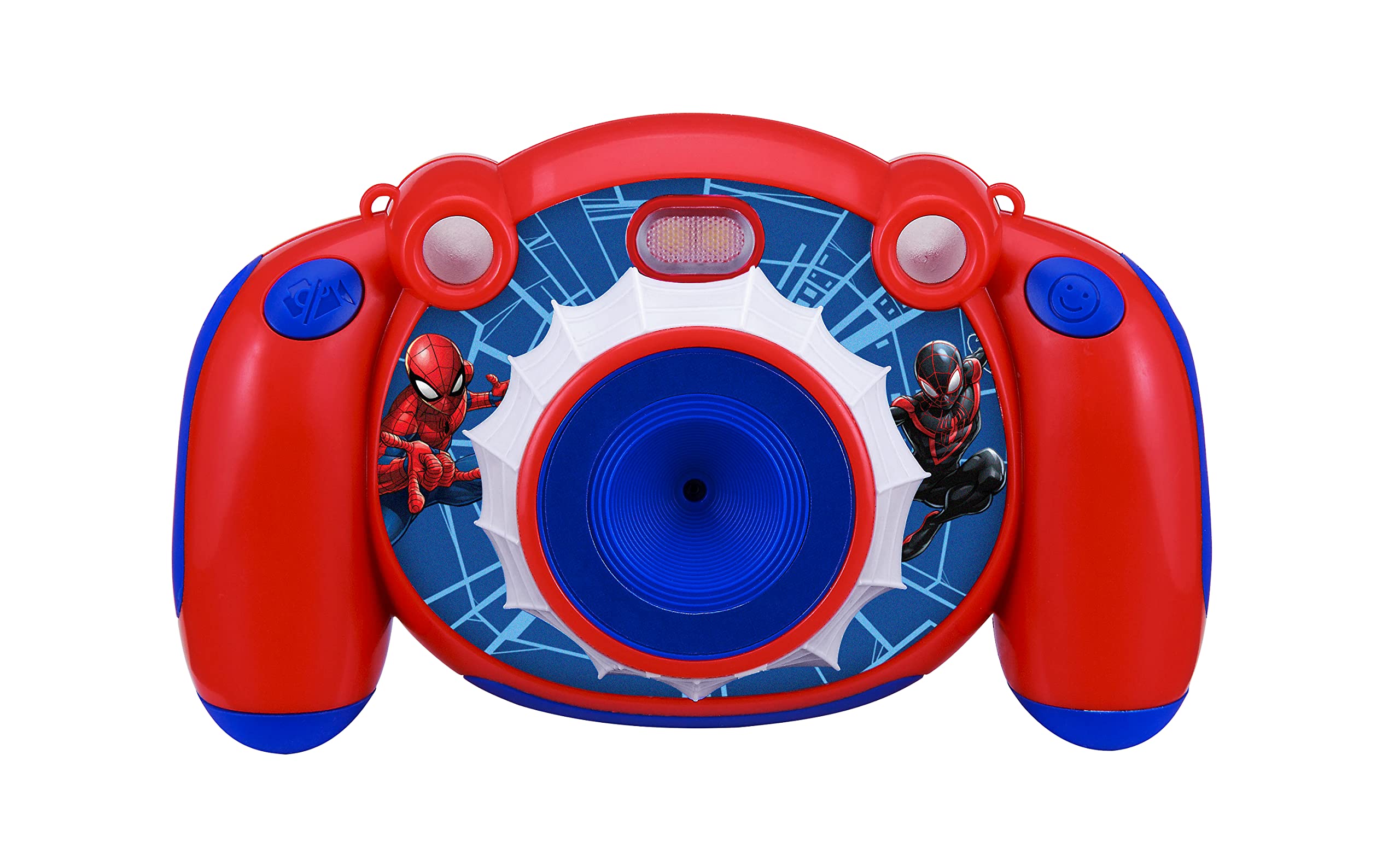 EKids Spiderman Children's Camera with Photo and Video Function | Children's Friendly 2MP Digital Camera with Stickers and Editing Functions Red