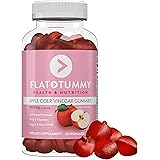 Flat Tummy Apple Cider Vinegar Gummies, 60 Count – Detox & Support Gut Health – Apple Cider Vinegar Gummies with the Mother -