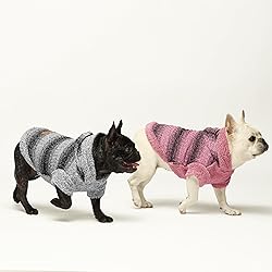 Fitwarm Fuzzy Dog Sweater, Knitted Winter Dog