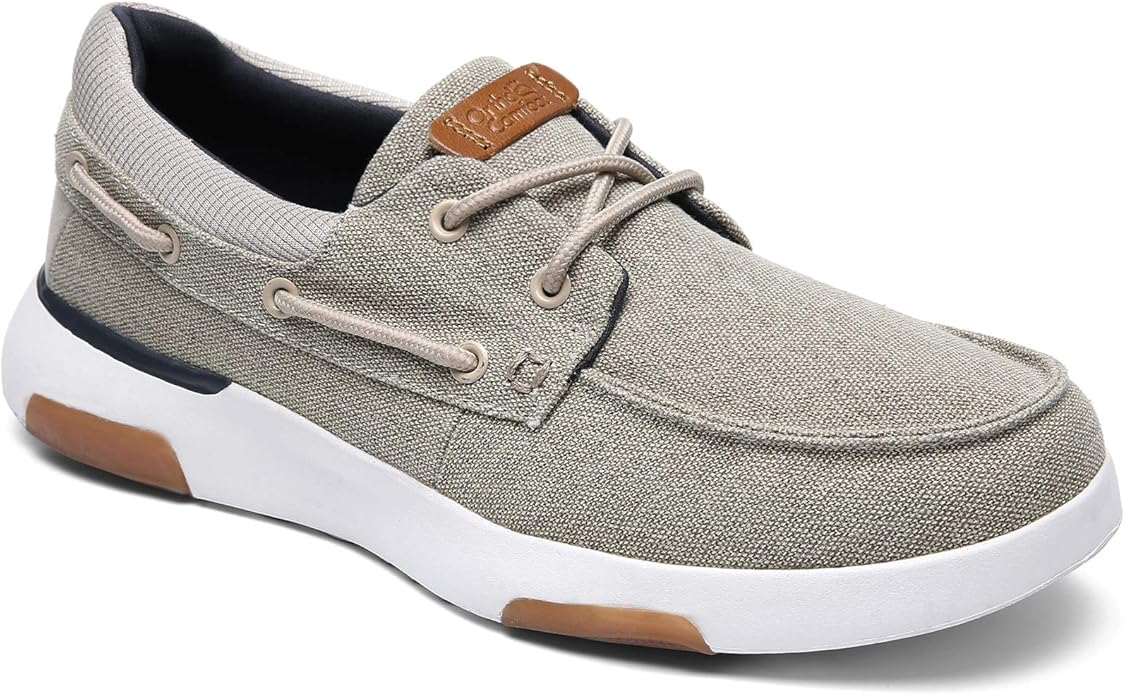 Mens Slip on Shoes, Casual Canvas Loafers with