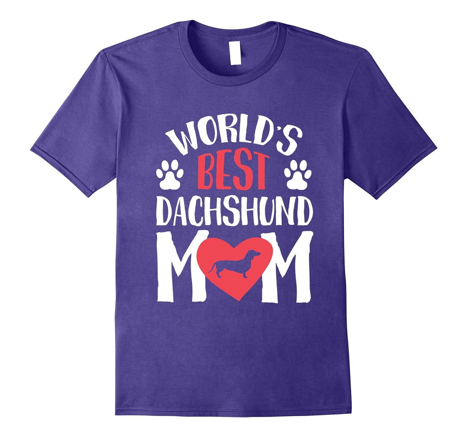 World's Best Dachshund Mom T-shirt-ANZ