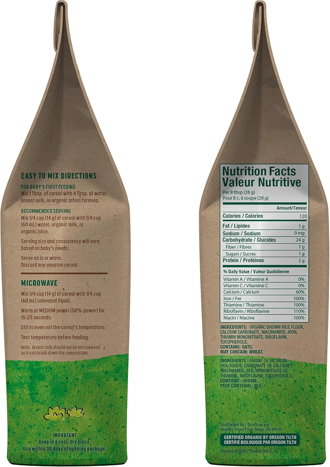 healthy times rice cereal