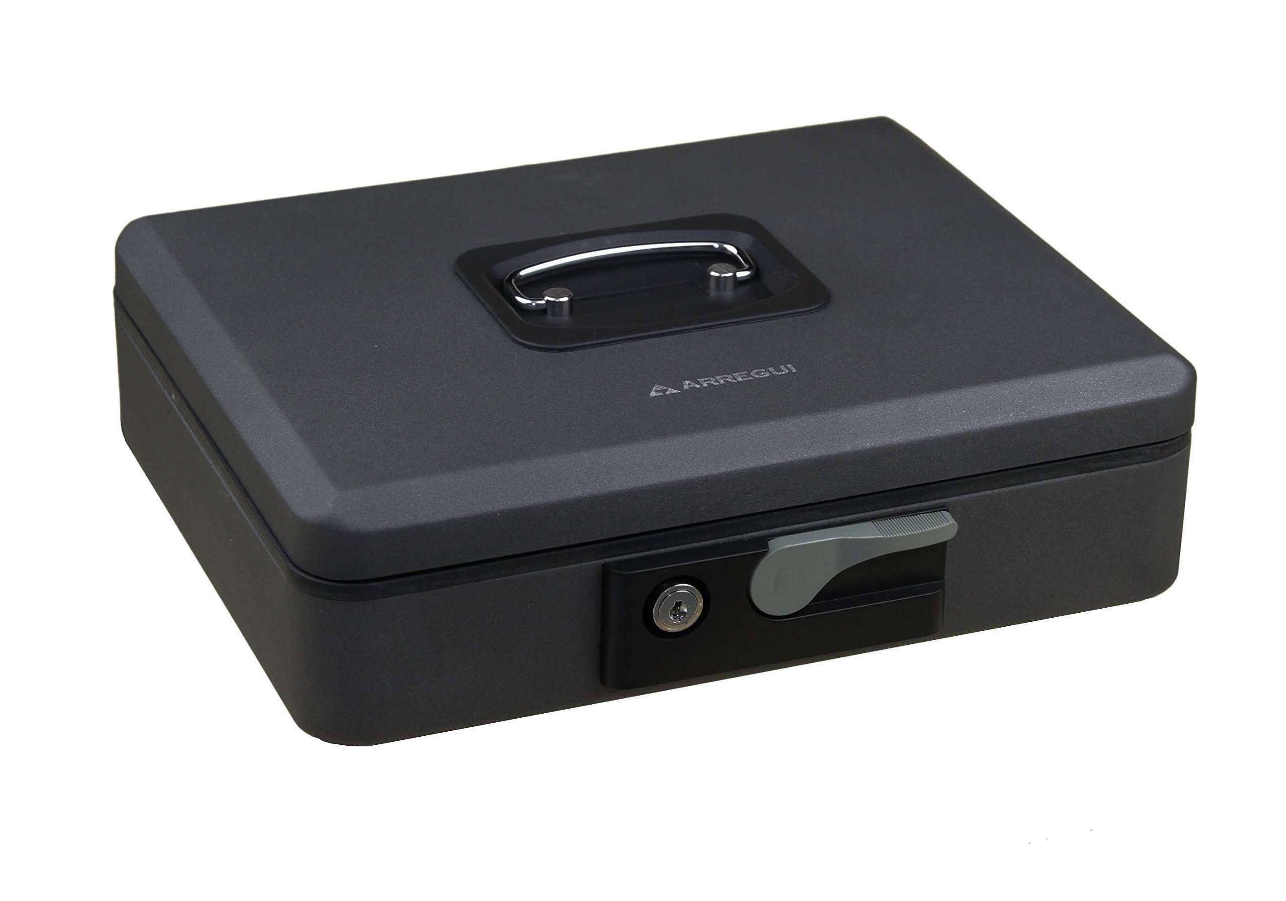 Arregui Pop-Up – Cash Box with Opening Button (Steel) Graphite, grey, C9746
