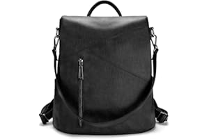 molshine Backpack,Fashion Casual Travel PU Leather Daypack Bag Shoulder Rucksack Handbags for Women HB041