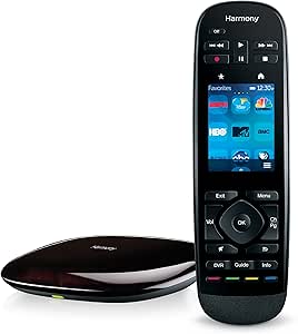Logitech Harmony Ultimate All in One Remote with Customizable Touch Screen and Closed Cabinet RF Control - Black