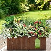 Leavans 19PCS Artificial Plants Outdoor UV Resistant Faux Greenery Stems & Flowers Realistic Fake Shrubs Bushes for Patio Garden Front Porch Yard Decor