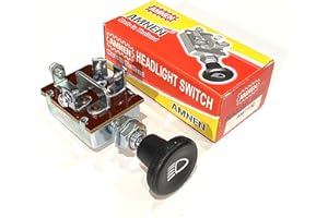 AMNEN Universal 2-Position Push Button Headlight Switch AM-710C