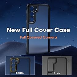 TOCOL for Samsung Galaxy S23 Case, with 2 Pack