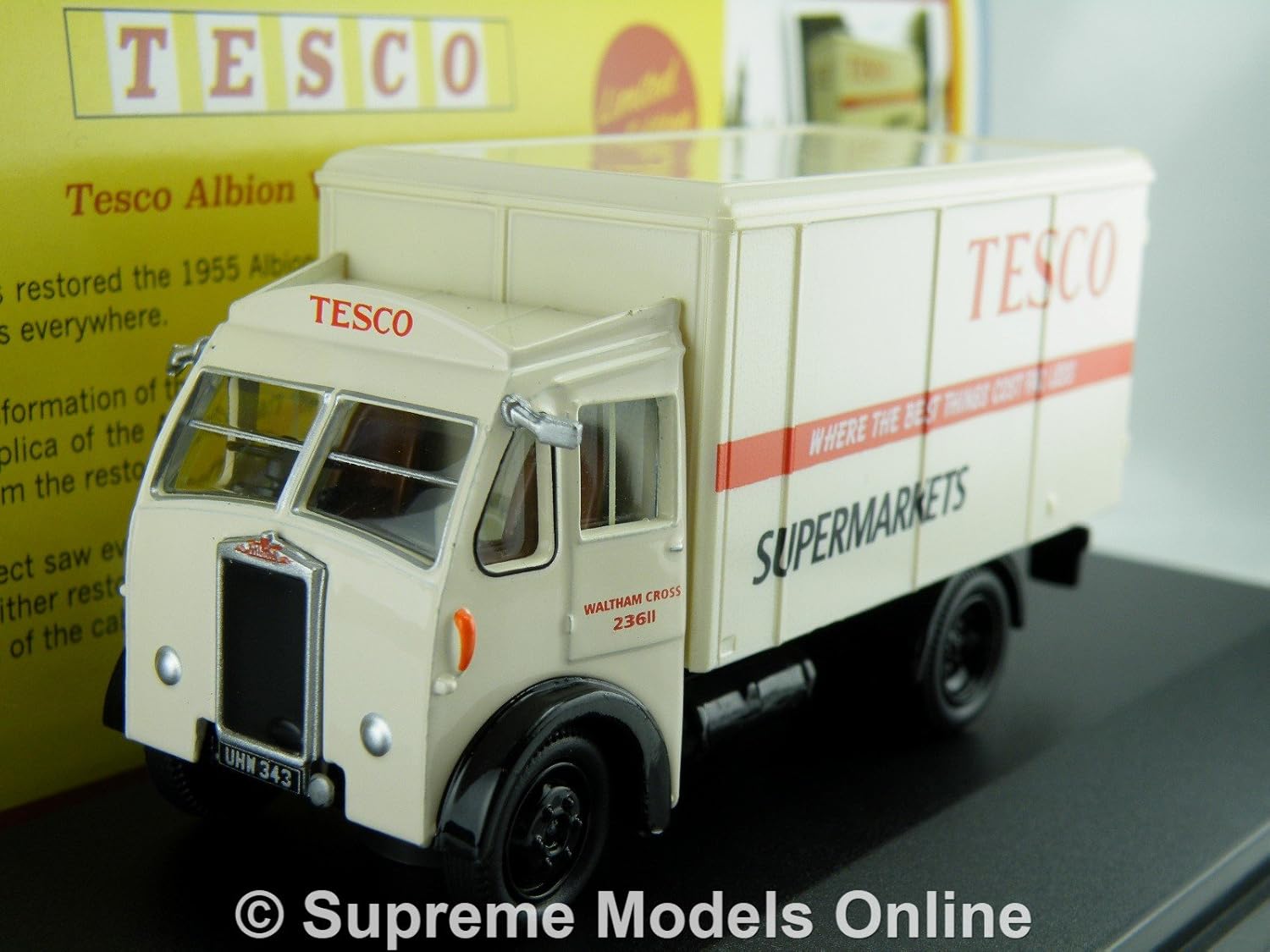 TESCO ALBION BOX VAN LORRY TRUCK MODEL 176 SCALE OXFORD SPECIAL