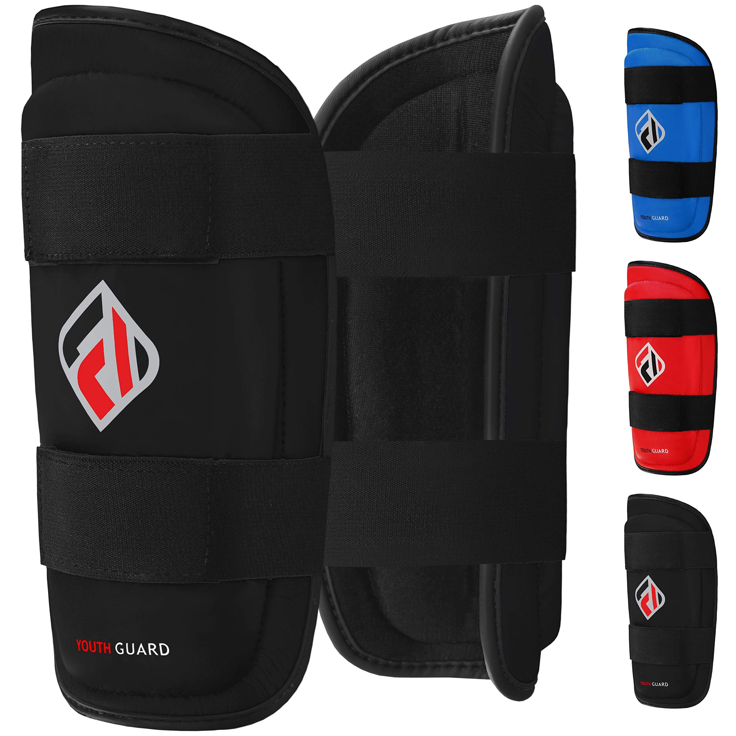 FARABI BOXING SHIN GUARD SHIN PAD SHIN INSTEP SHIN PROTECTOR FOR TRAINING PROTECTION & WORKOUT (Black)
