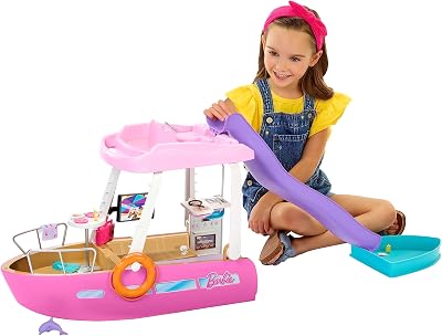 Barbie Dream Boat with Pool and Slide Playset HJV37 20+ Pieces