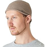 CHARM Muslim Kufi African Cap for Men, Knit Prayer Skull Cap & Handmade Beanie for Men of All Ages