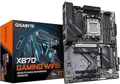 GIGABYTE X870 Gaming WiFi6 Motherboard AMD Ryzen 9000 PCIe 5.0 USB 4