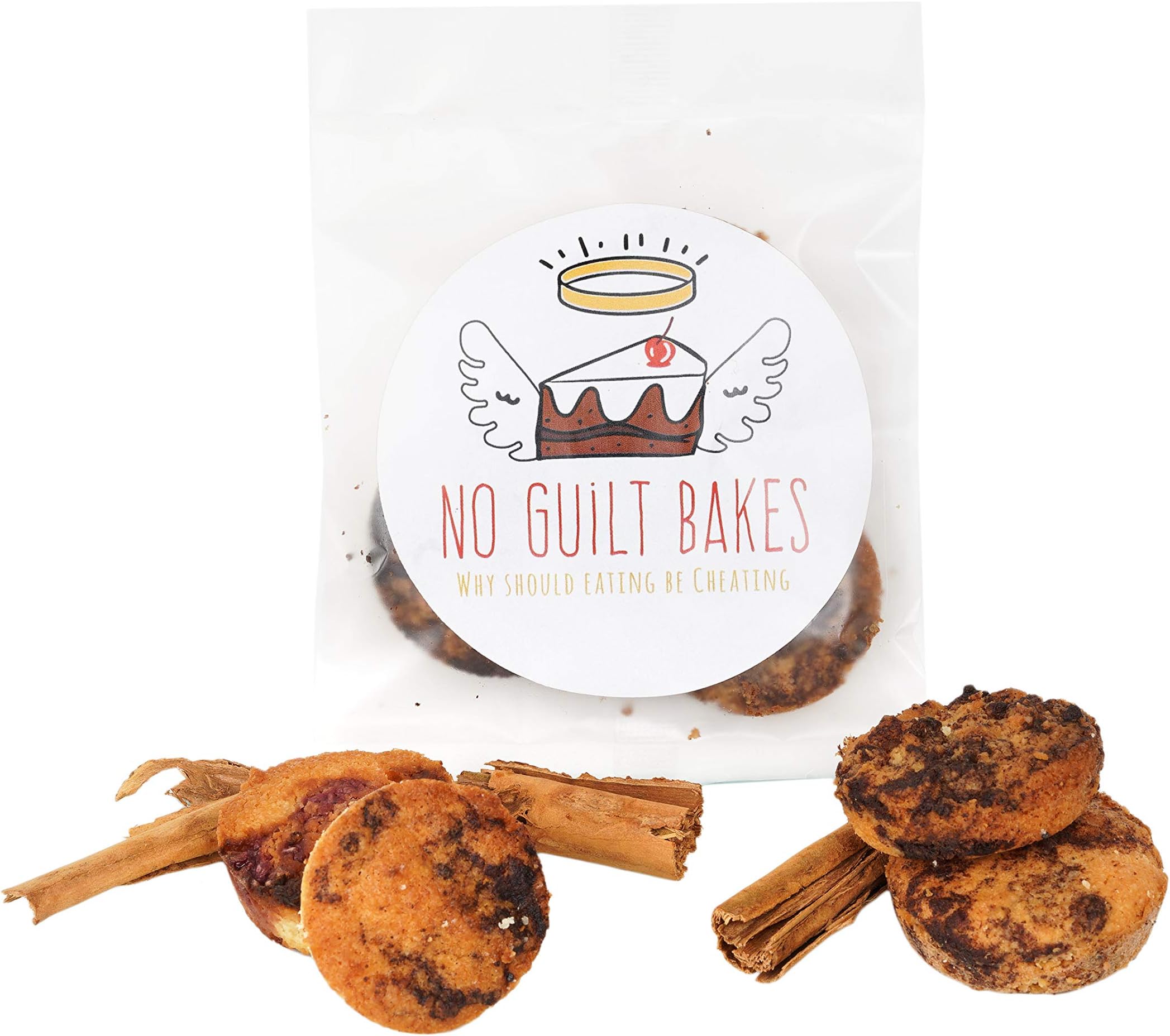 No Guilt Bakes Keto Cake Bites (Cinnamon Swirl, 2 Packets)