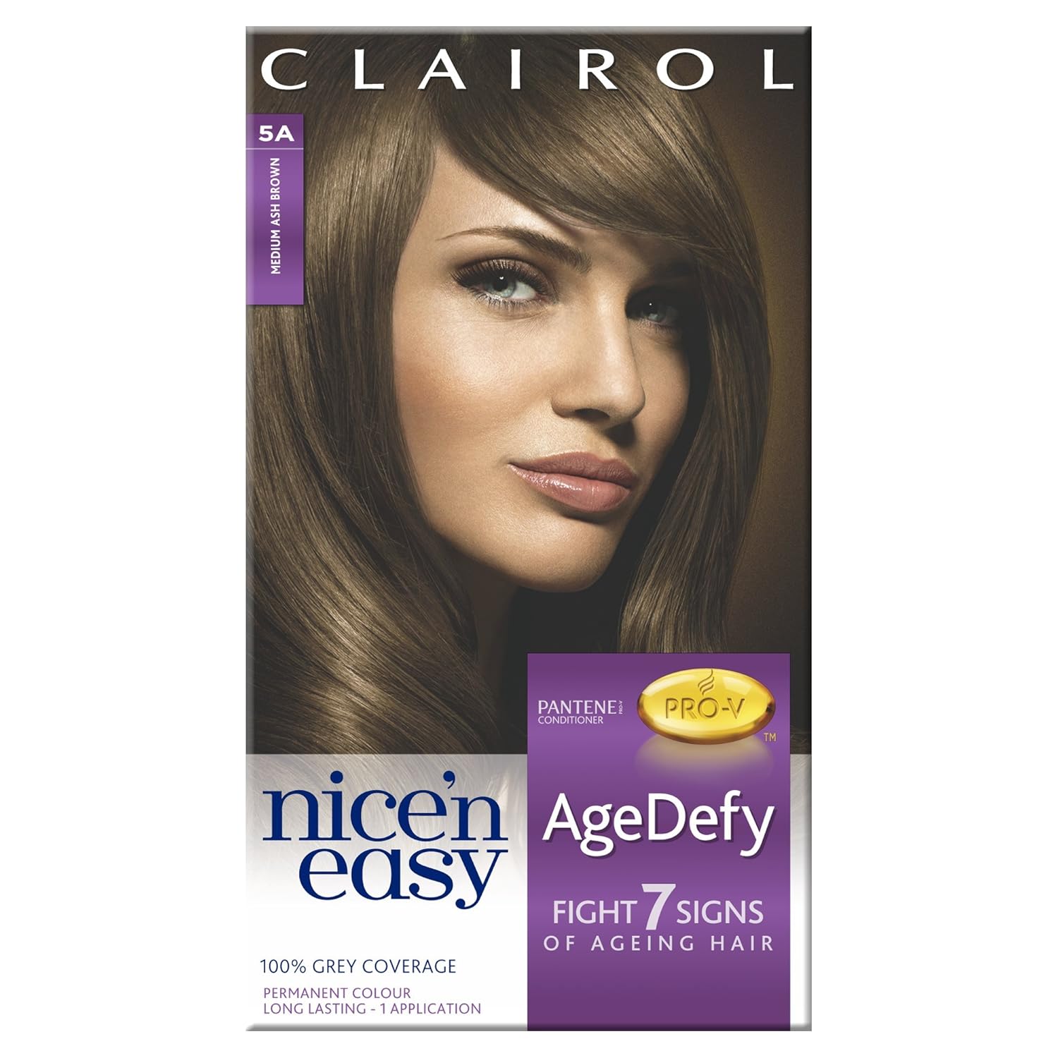 Buy Medium Ash Brown Clairol Age Defy Permanent Hair Dye 5a Medium