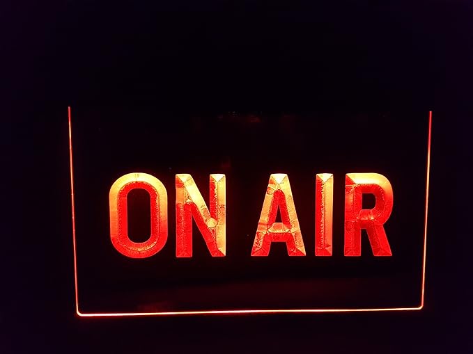 ON AIR Leuchtschild LED Neu Schild Laden Reklame Neon Neonschid Radio DJ