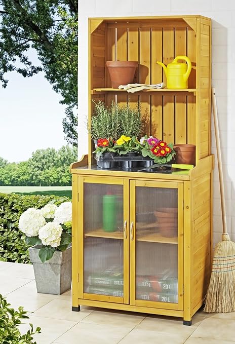 Animalmarketonline Schrank Gewachshaus Abstellraum Gartenhaus Aus Holz 75 X 52 X 180 Cm Amazon De Garten