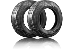 Set of 2 Travelstar Ecopath ST ST205/75R15 10 Ply 111M Load E Radial Trailer Tire - ST 205/75R15(Tire Only)