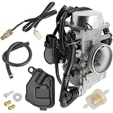 Caltric Carburetor Compatible With Honda Fourtrax Rancher AT 400 TRX400FA TRX400FGA 4x4 2004-2006 16100-HN7-013