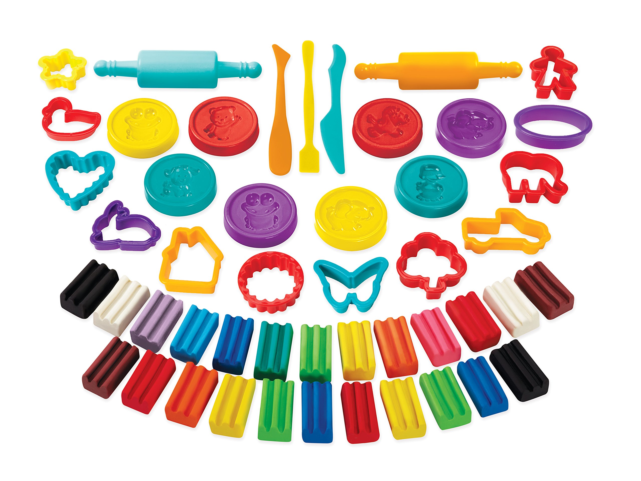 Crayola; Modeling Clay Deluxe Kit; Art Tools; 50 Pieces; Soft, Pliable