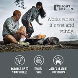 Light My Fire Fire Steel Outdoor Scout 2-in-1 Emergency Whistle 3000 Ignitions view 3