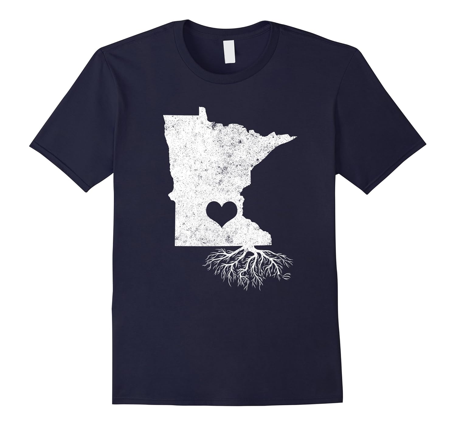 Minnesota Roots Shirt: I Love Minnesota T-Shirt With Roots-ANZ