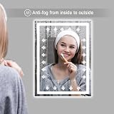 Dripex LED Bathroom Mirror 1000x600 mm Backlit Dimmable Anti-Fog 3 Color view 3