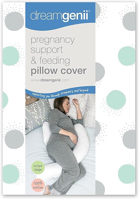 Dreamgenii Pregnancy Support And Feeding Pillow Cover Geo Cotton