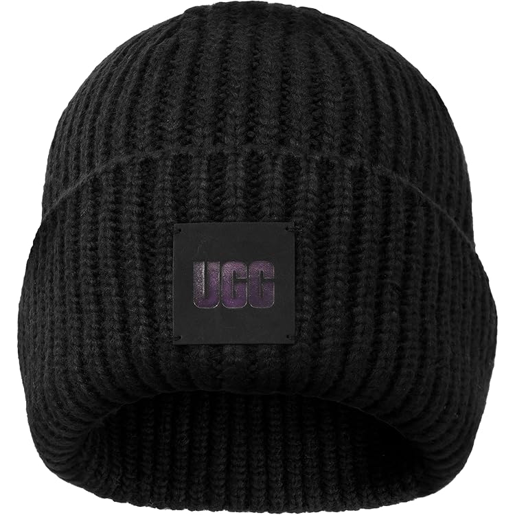 Amazon.com: UGG Women's Curly Sheepskin Cuff Hat : Clothing