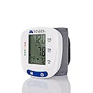 Blood Pressure Monitor Wrist Cuff - MABIS Digital Portable Wireless Blood Pressure Gauge Kit Monitors for Pulse, Irregular Heartbeat, and High & Low Blood Pressure