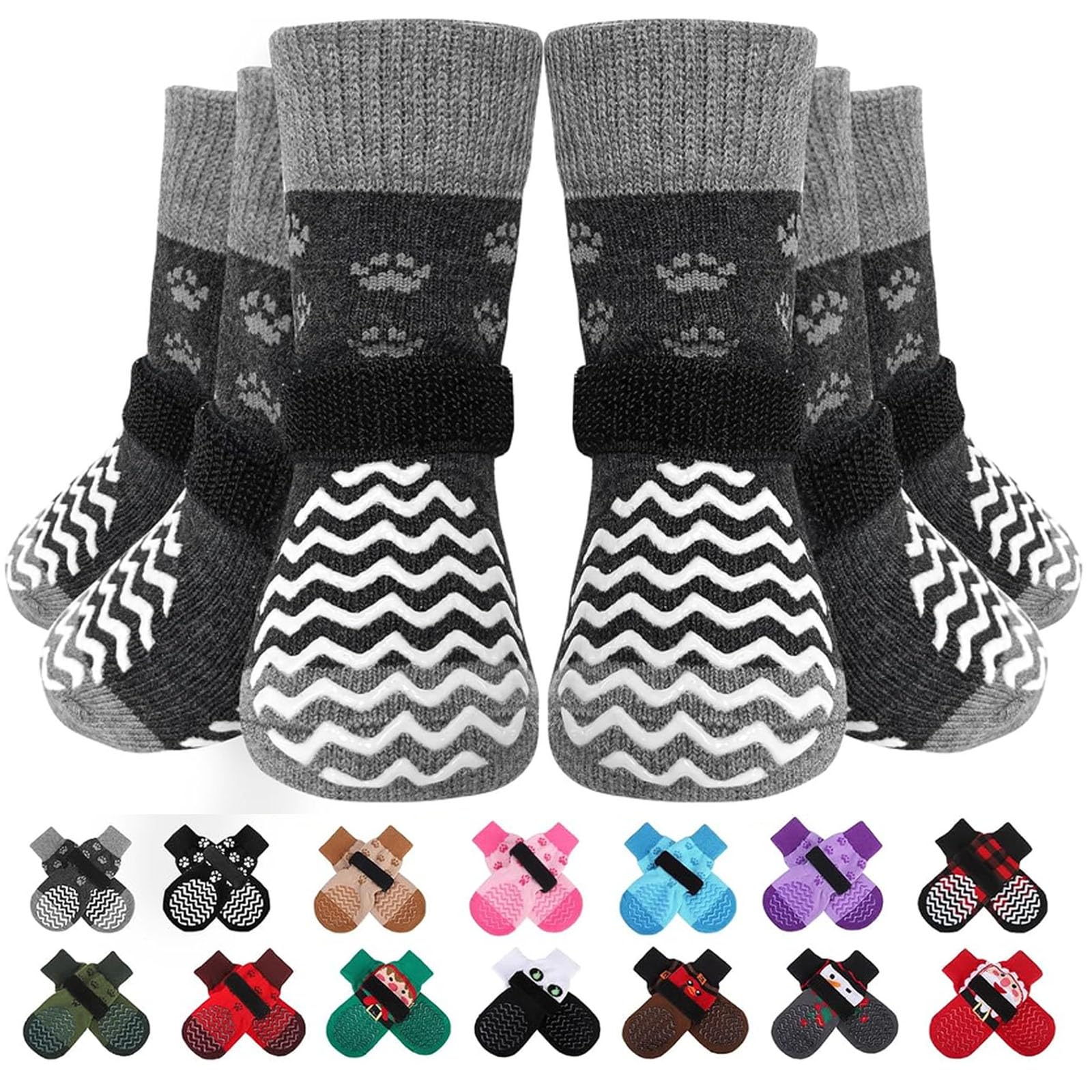 Cozy knit with grippy traction
