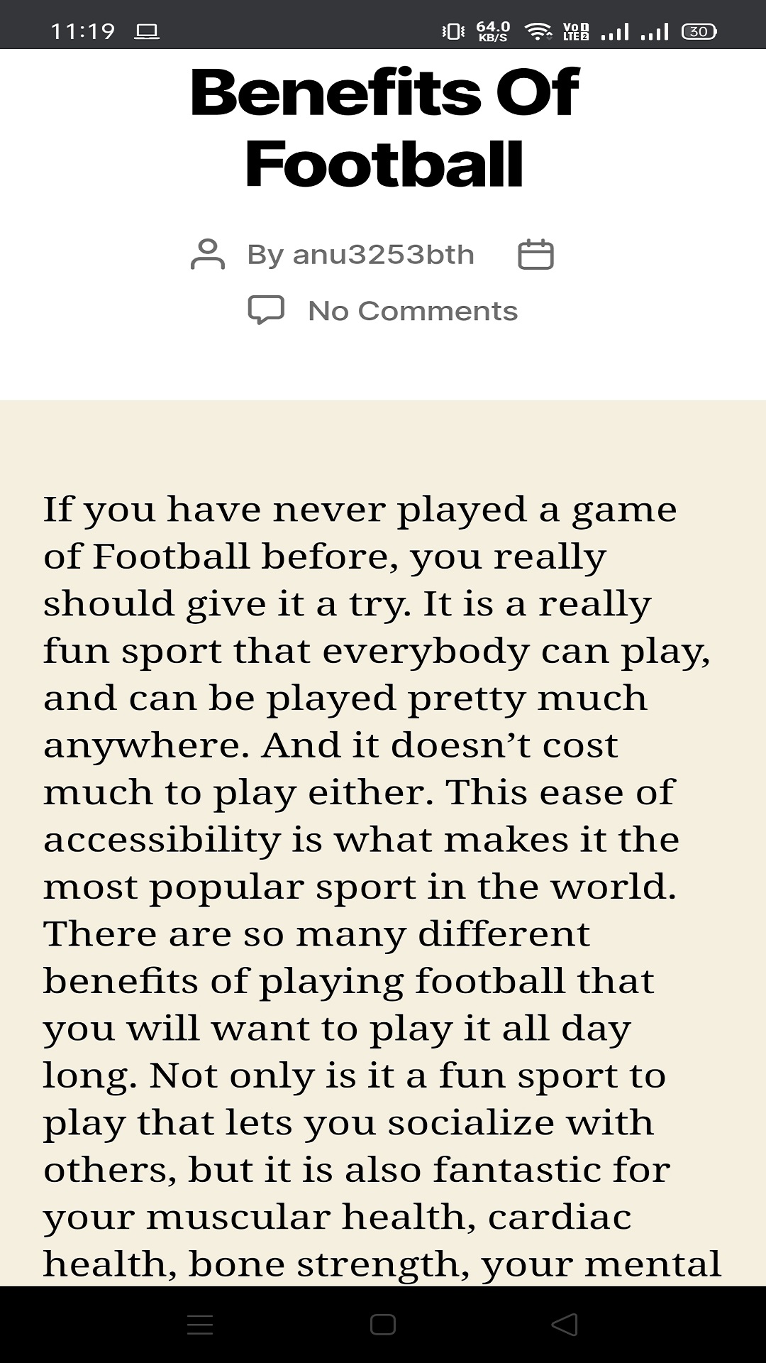 Football Benefits Guide Appstore for Android