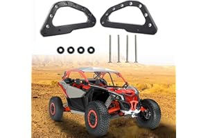 CPOWACE Aluminum X3 Grab Handles, Coating Roll Bar Grab Handle Hand Holder Compatible with Can Am Maverick X3 Xds Xrs Xmr Xrc
