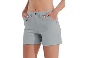 Willit Women's Golf Hiking Shorts Quick Dry Athletic Casual Summer Shorts with Pockets 4.5 in