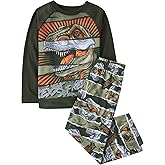 The Children's Place boys Long Sleeve Top and Pants 2 Piece Pajama Set