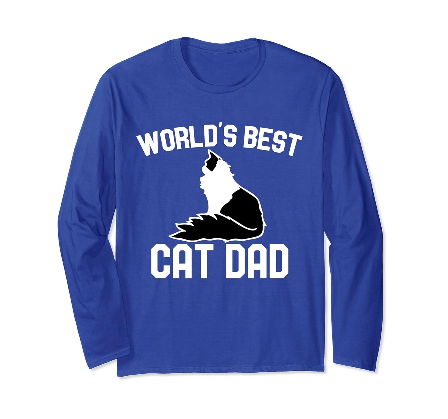 World’s Best Cat Dad long sleeve shirt Tuxedo cat design Cat TPT