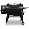 Pit Boss PB1150G PG1150G Wood Pellet Grill w/Cover and Folding Front Shelf Included, 1150 sq. inch, Black