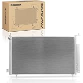 A-Premium Air Conditioning Condenser Compatible with Honda | for CR-V 2002-2006, Element 2003-2011 L4 2.4L AC Condenser, Replace# 80110S9A013, Parallel Flow Aluminum Core