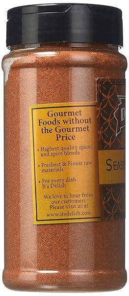 SEASONING SALT BY ITS DELISH, 13 OZ. MEDIUM JAR
