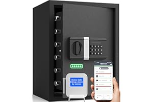FORFEND SECURITY FORFEND Smart Home Safe | WiFi Safe Box App Lock/Alarm | Voice Command, Kidnap Alarm, Tamper Detect, Frozen Mode, Sub Account| Digital Safe Anti Theft