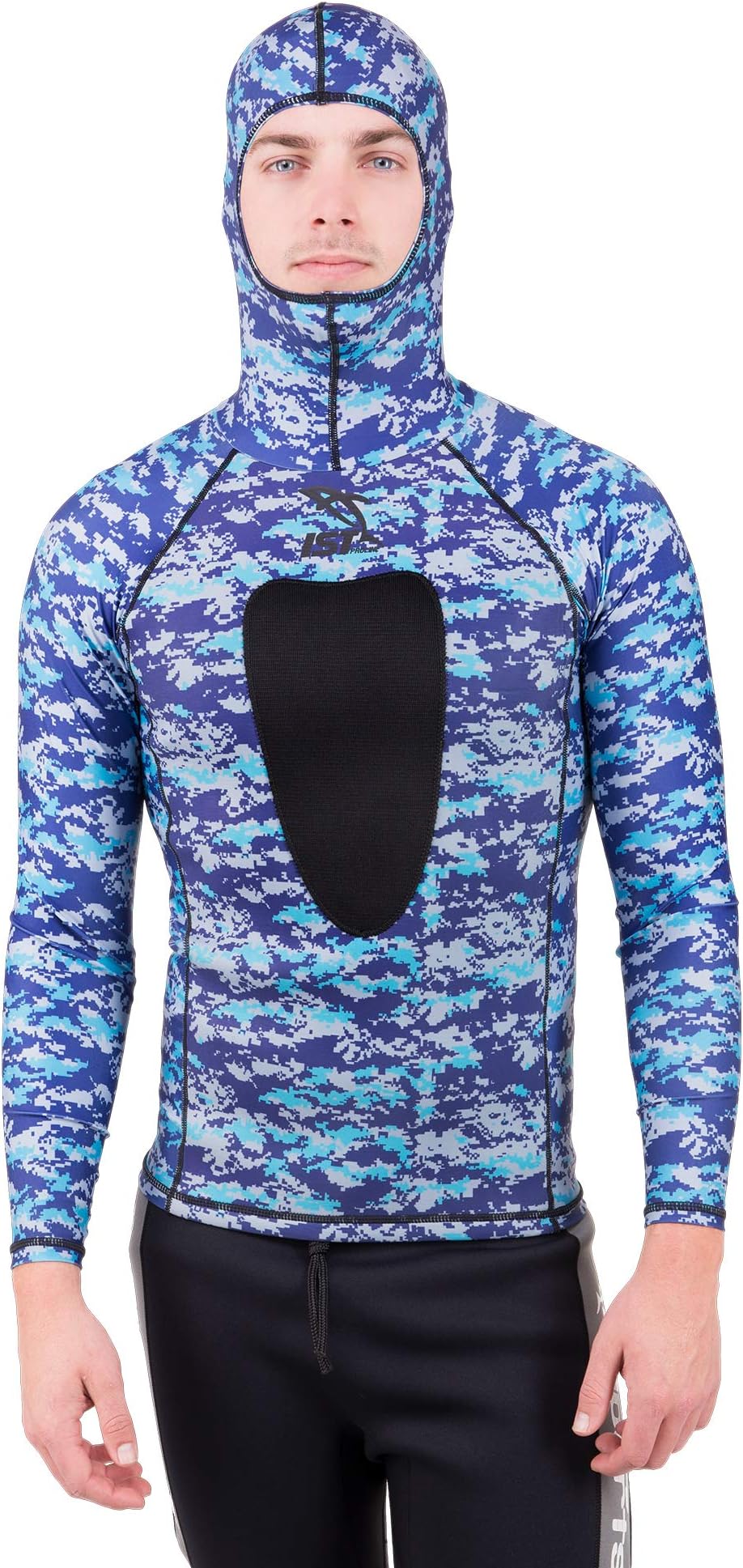 IST Hooded Spearfishing Rashguard with Loading Pad
